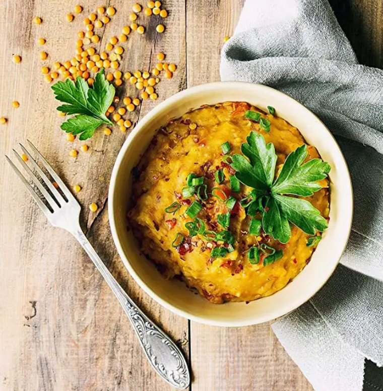 Organic Red Split Lentils – Masoor Dal, No Soaking Required