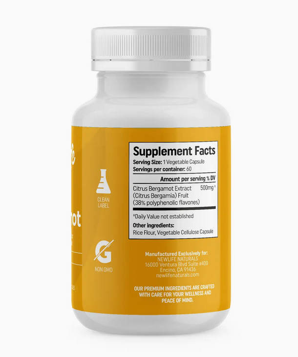 Citrus Bergamot For Cholesterol Support 500mg