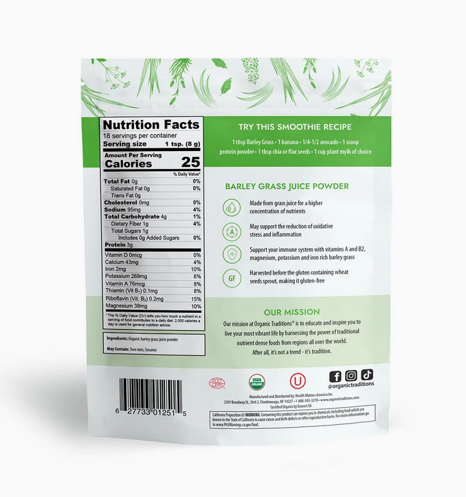 Barley Grass Juice Powder