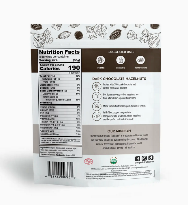 Dark Chocolate Hazelnuts