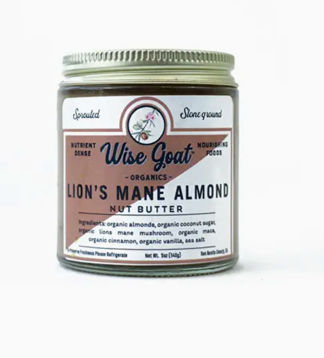 Lion's Mane Almond Butter