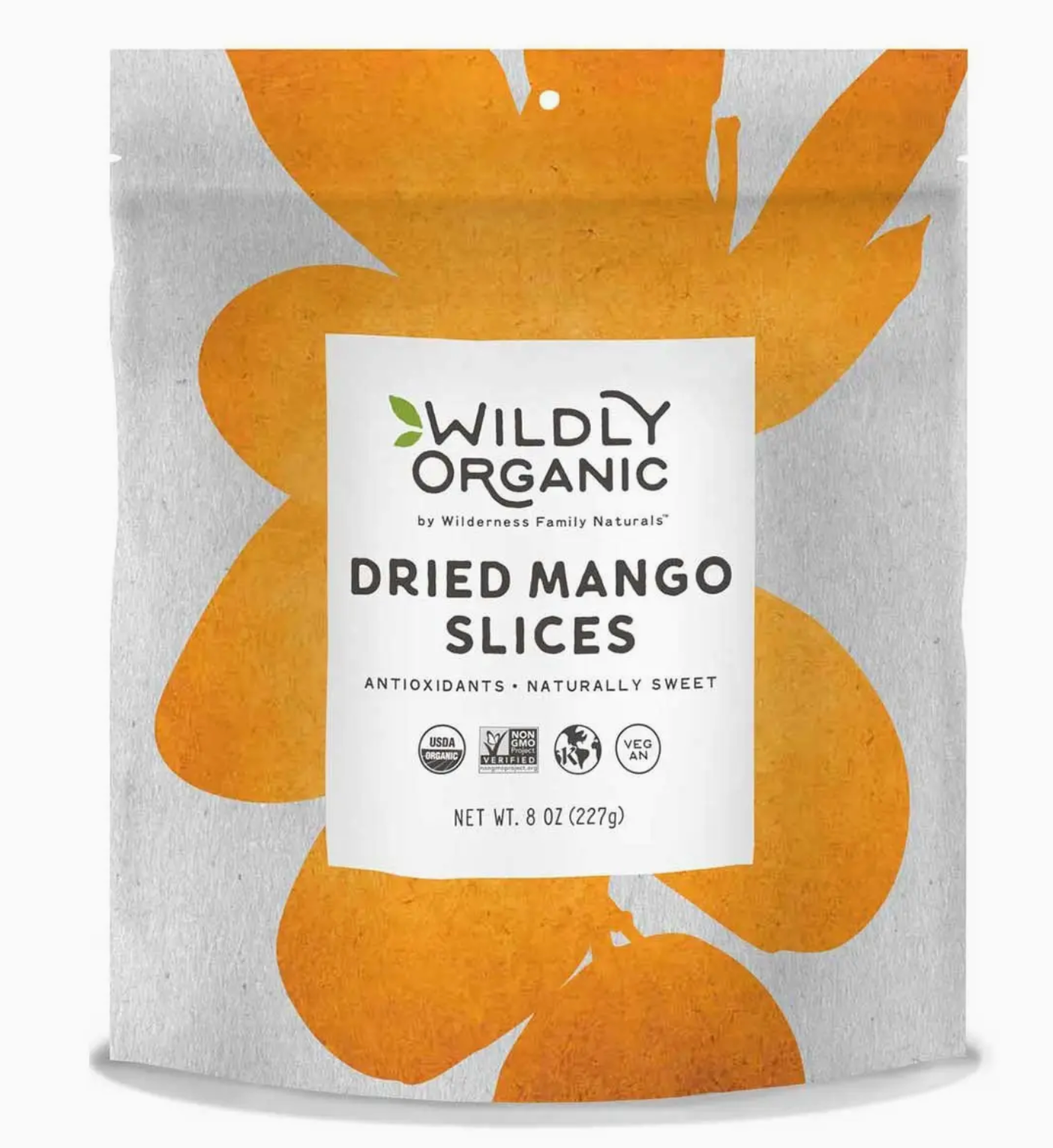 Mango en rodajas orgánico silvestre