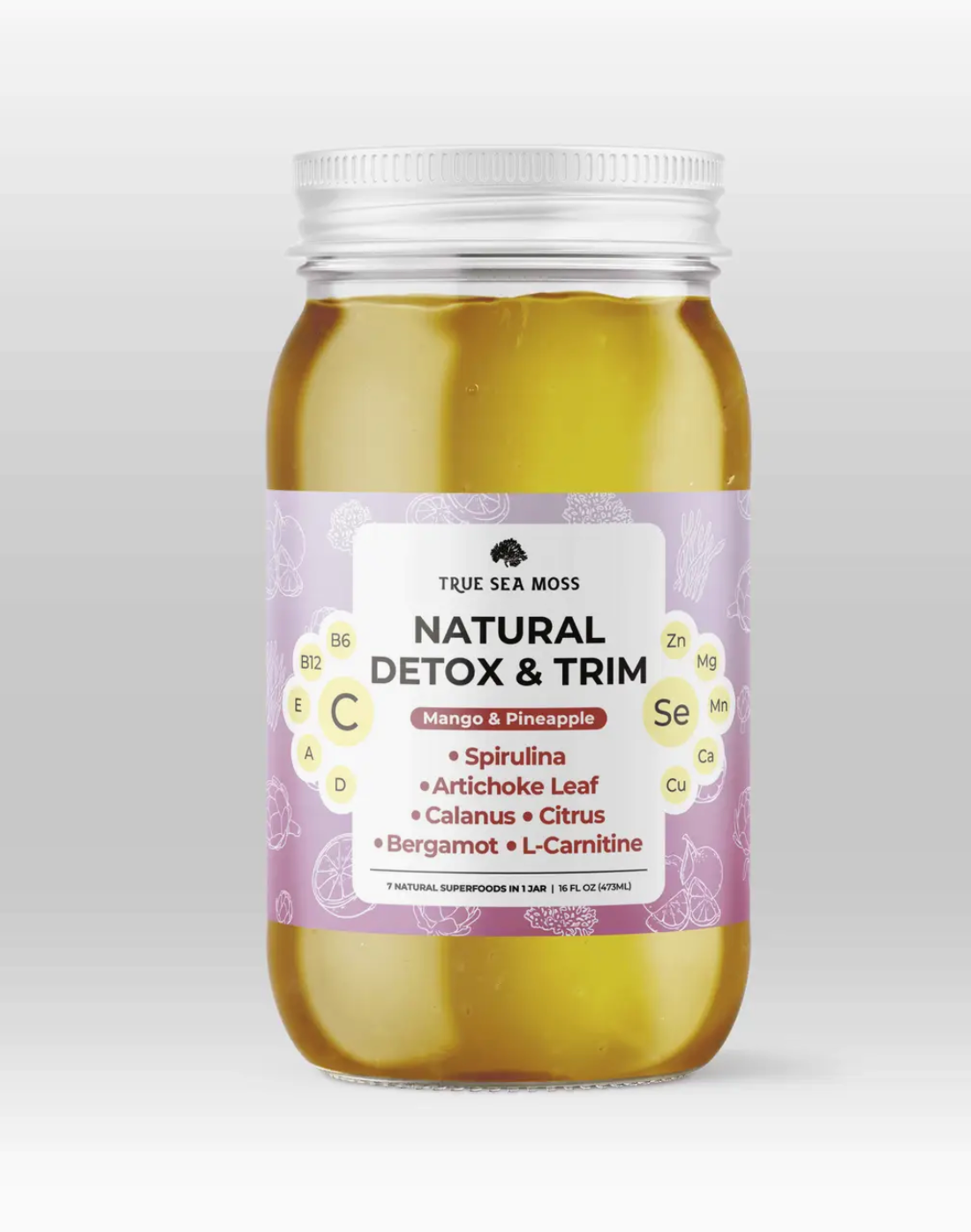 Sea Moss Gel - Natural Detox & Trim - Mango & Pineapple