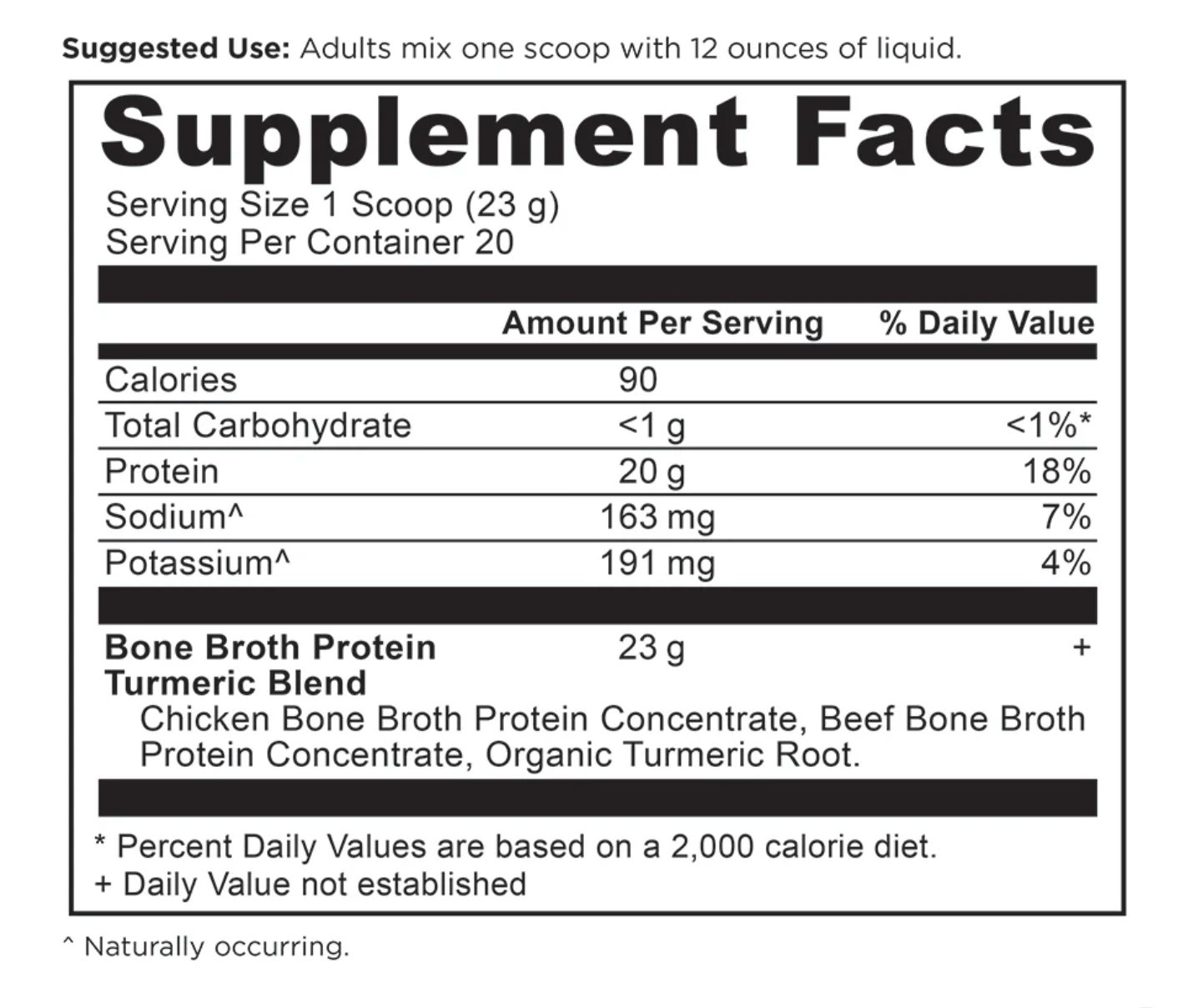 Bone Broth Protein - Turmeric