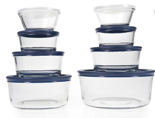 Glass Container Food Storage - 16 Piece Set