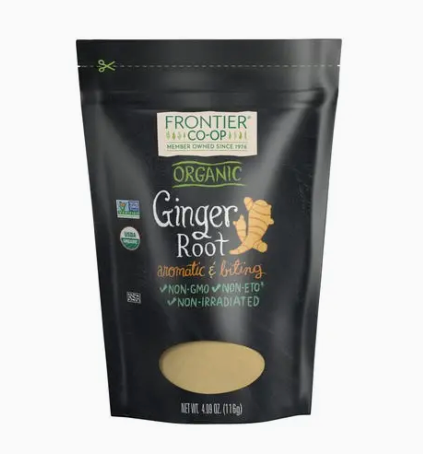 Frontier Co-op Ginger Root, Certified Organic