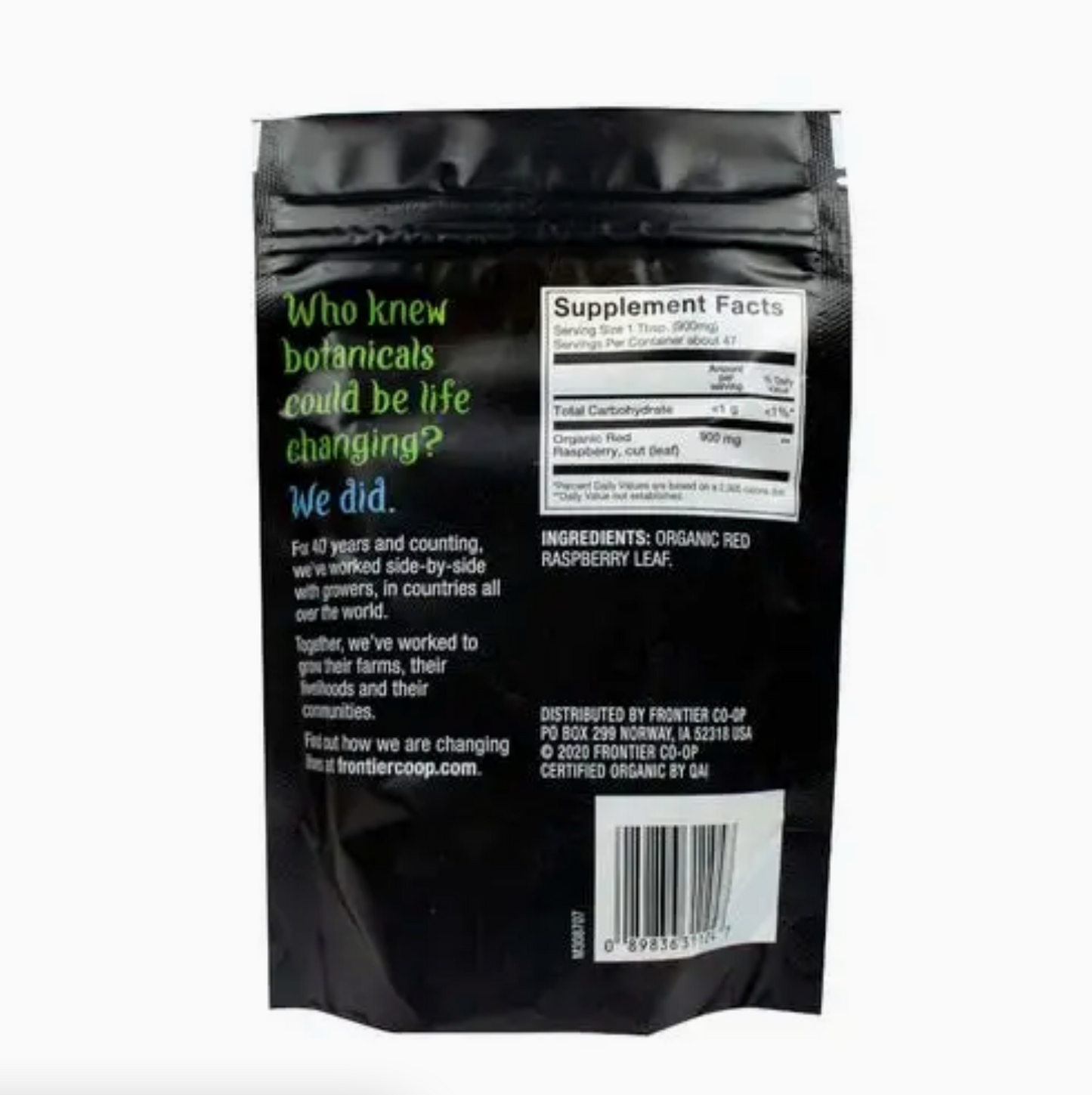 Red Raspberry Leaf, Certified Organic