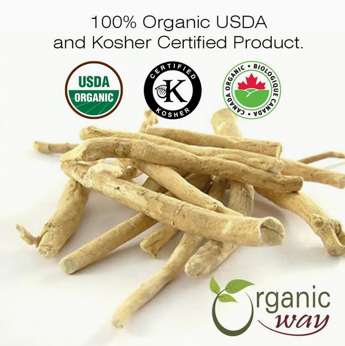 Organic Ashwagandha (Cut & Sifted)