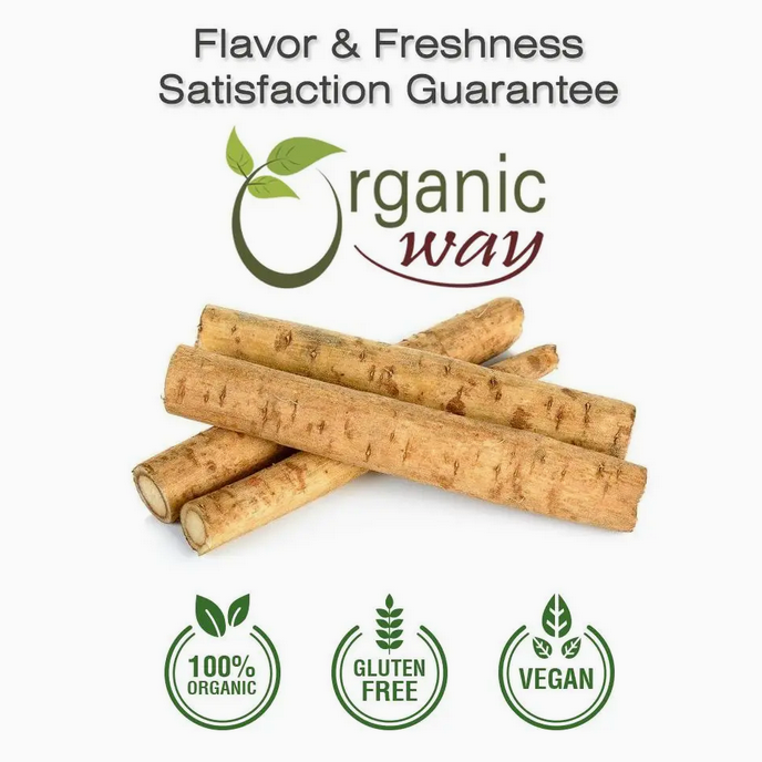 Organic Burdock Root (Cut & Sifted)