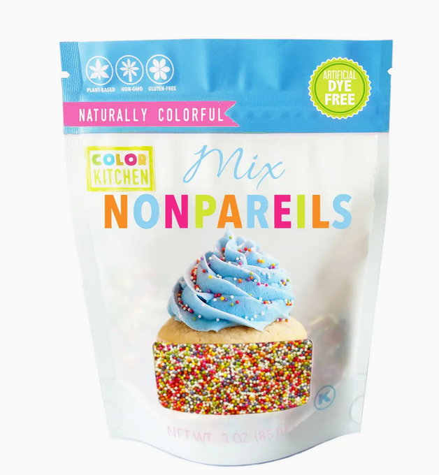 Natural Nonpareil Confetti Sprinkles