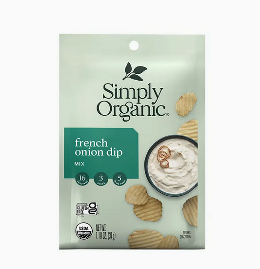 Simply Organic French Onion Dip, Certified Organic