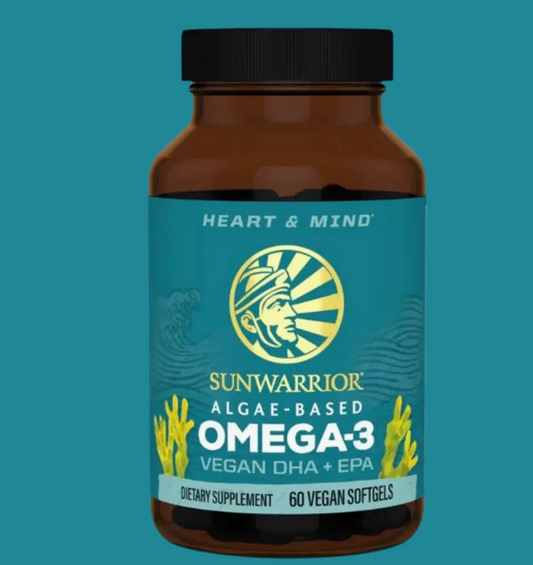 Algae Omega-3 Supplement Capsules - Plant-Based, Vegan