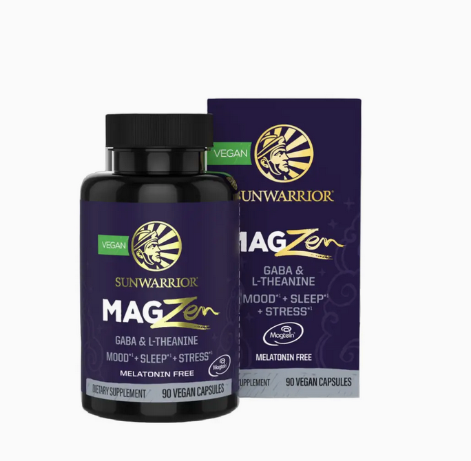 Sunwarrior Magzen Capsules - Magnesium, L-Theanine & Gaba