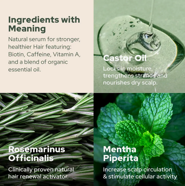 Plant of Life Rosemary Mint Essential Oil | For Hair & Skin