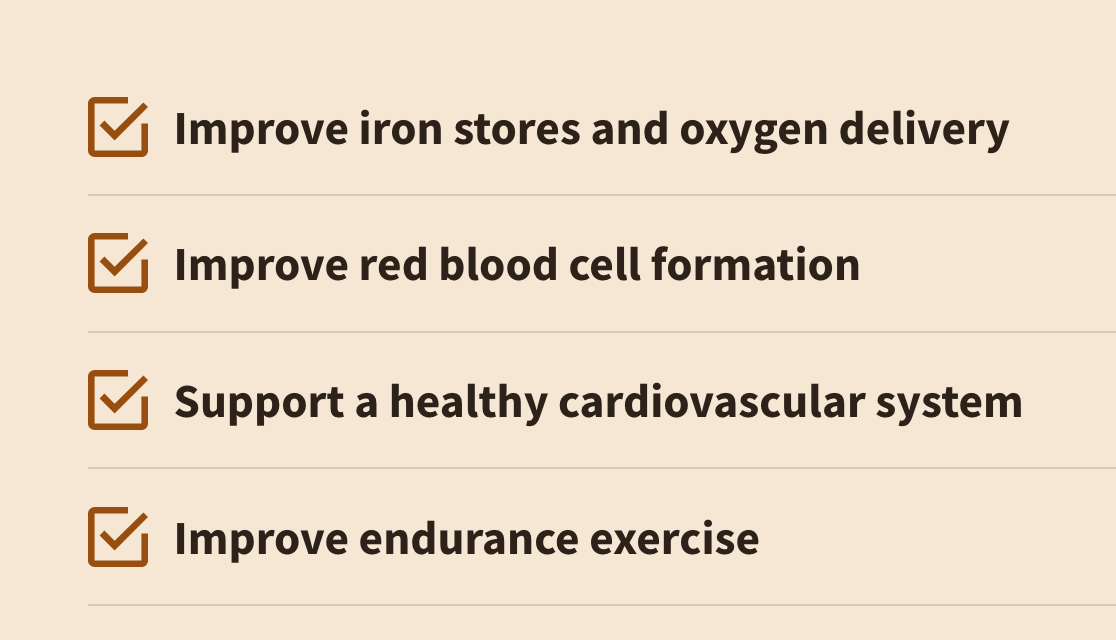 Lifeblood Improve your cardiovascular health. In store only