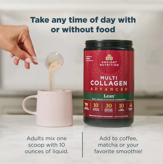 Multi Collagen Advanced Lean | Powder Cinnamon (25 Servings)