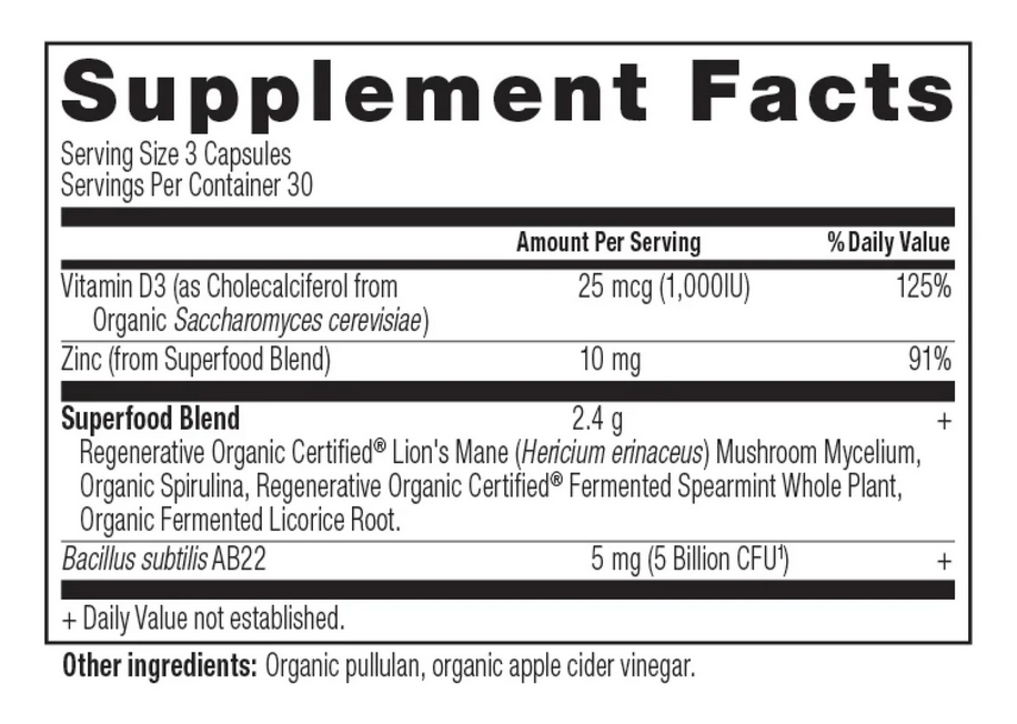 Regenerative Organic Certified® Leaky Gut Support