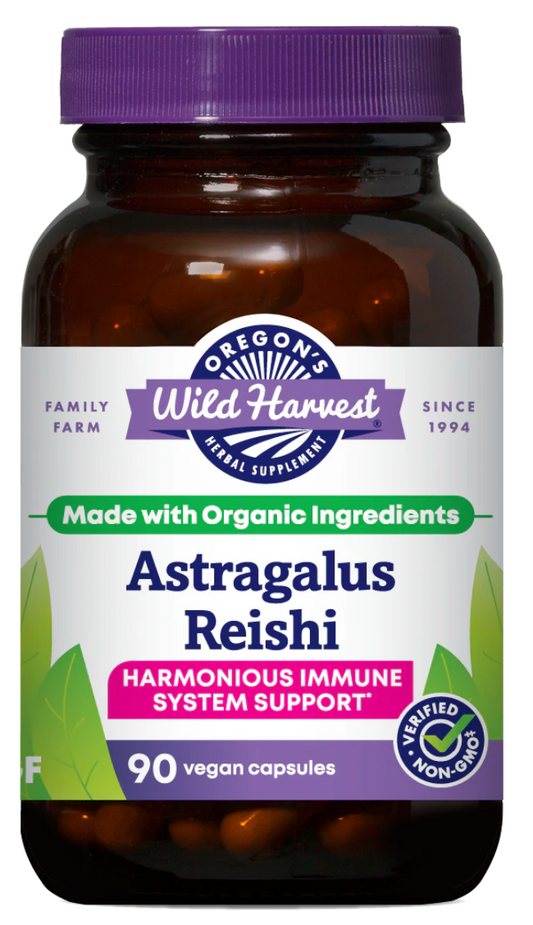Astragalus Reishi Capsules - Harmonious Immune System Support