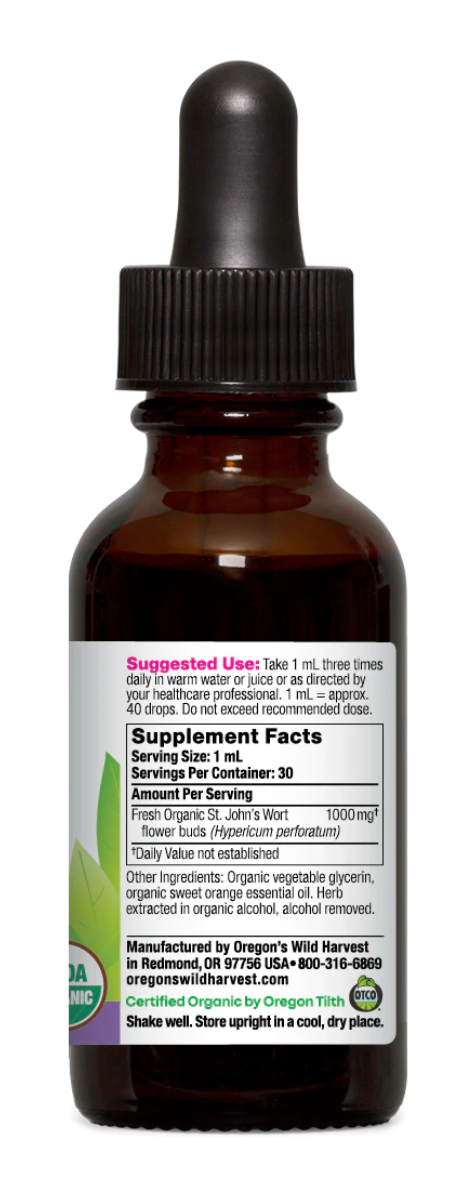 St. John's Wort Extract | Organic Alcohol-free