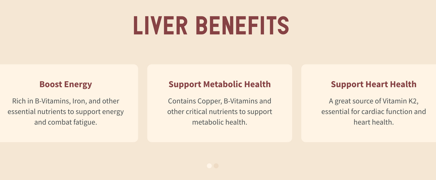 Pure American Liver Deep Nutrition from the Heart of America - For Sale In Store Only