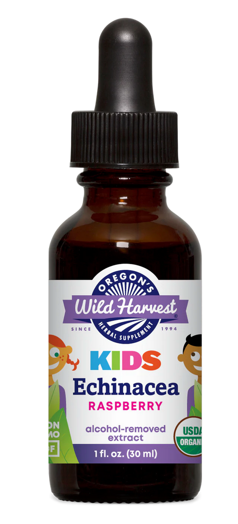KIDS Echinacea, Organic, Alcohol-Removed - Raspberry