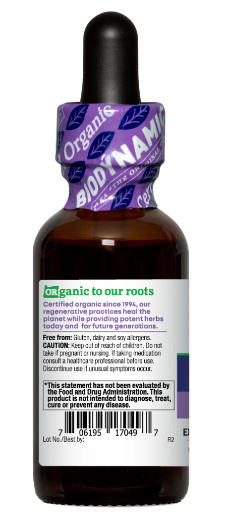Ashwagandha, Biodynamic Herbal Tonic 2 oz