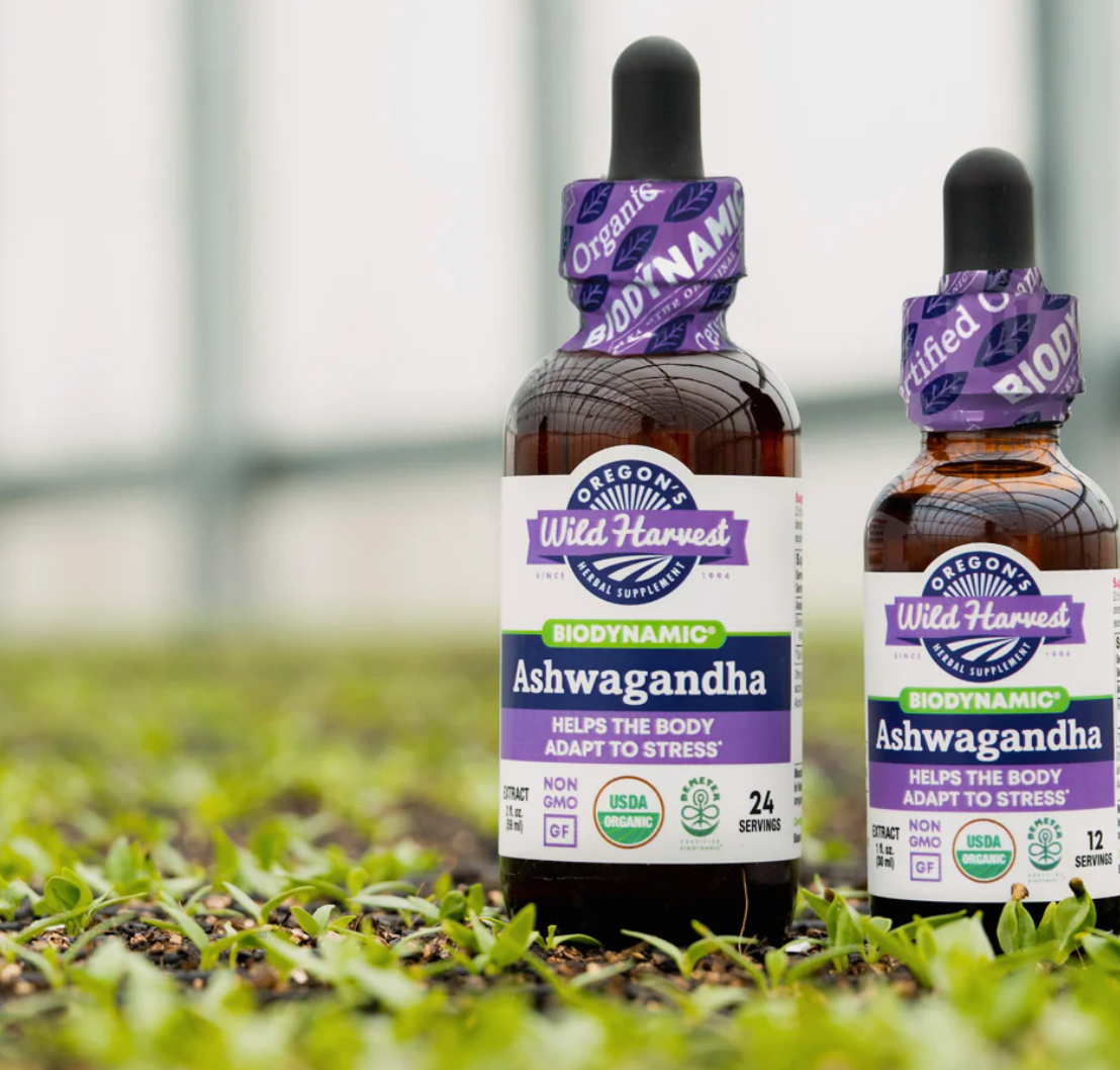 Ashwagandha, Biodynamic Herbal Tonic 2 oz