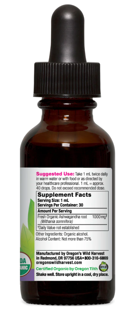 Ashwagandha, Organic Extract
