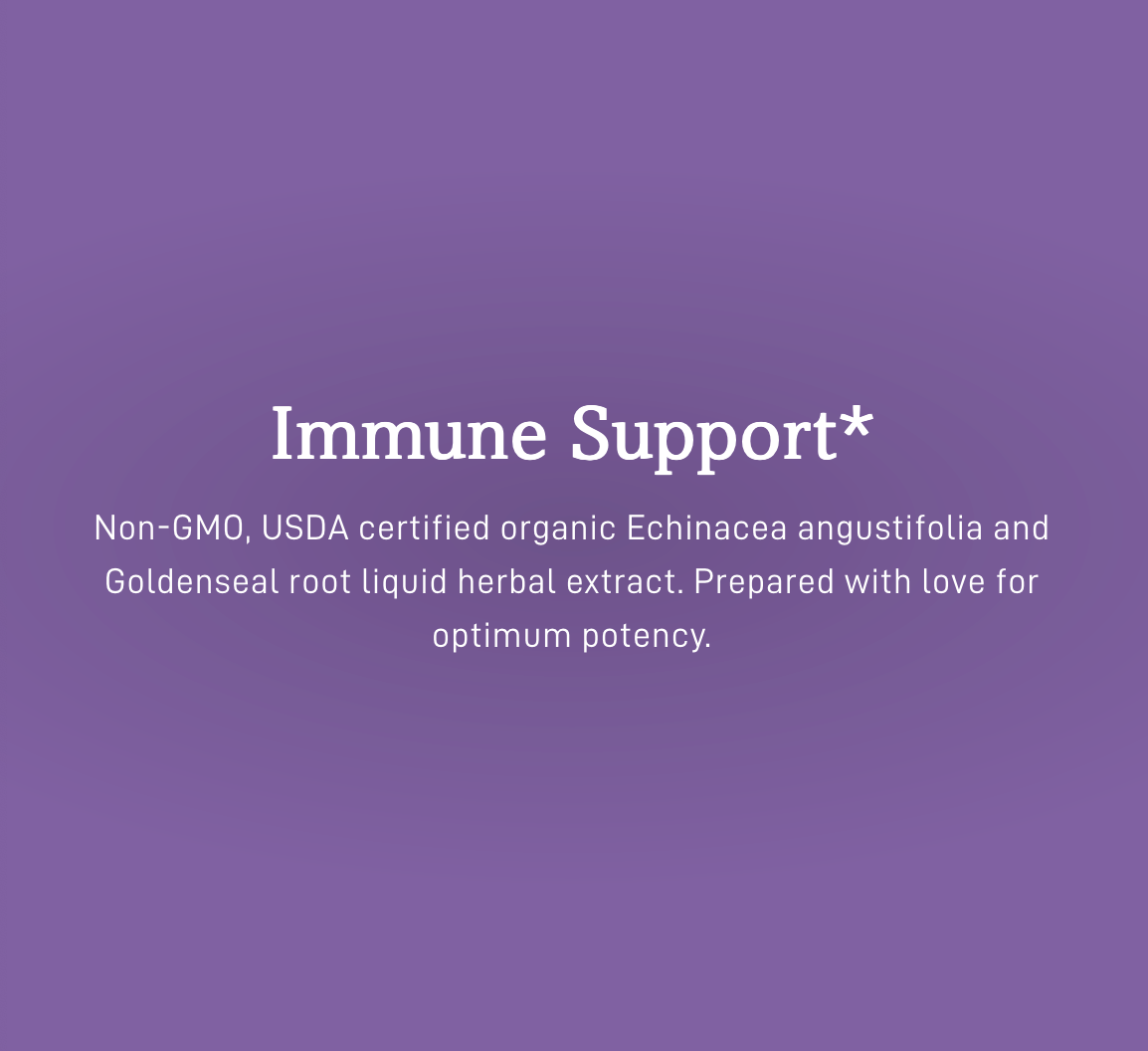 Echinacea Goldenseal, Organic Extract