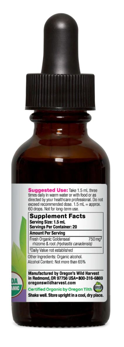 Goldenseal, Organic Extract