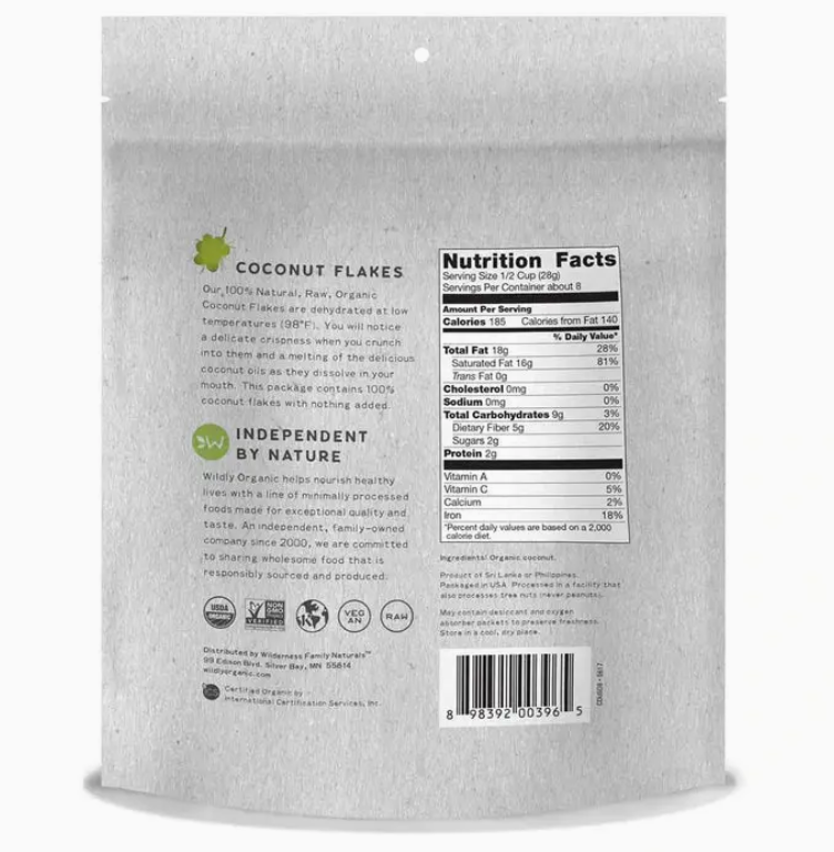 Organic Small Coconut Flakes
