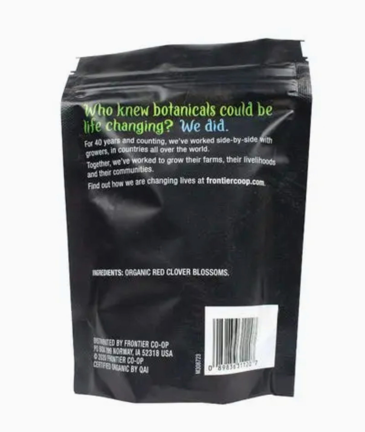 Frontier Co-op Red Clover Blossoms, Certified Organic