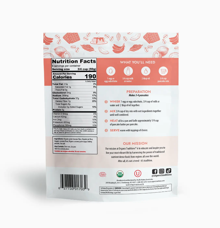 Pancake & Waffle Mix(Gf)- Original