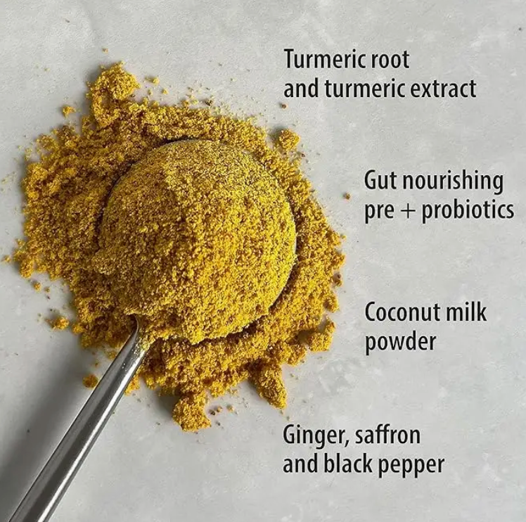 Turmeric Latte with Saffron and Probiotics