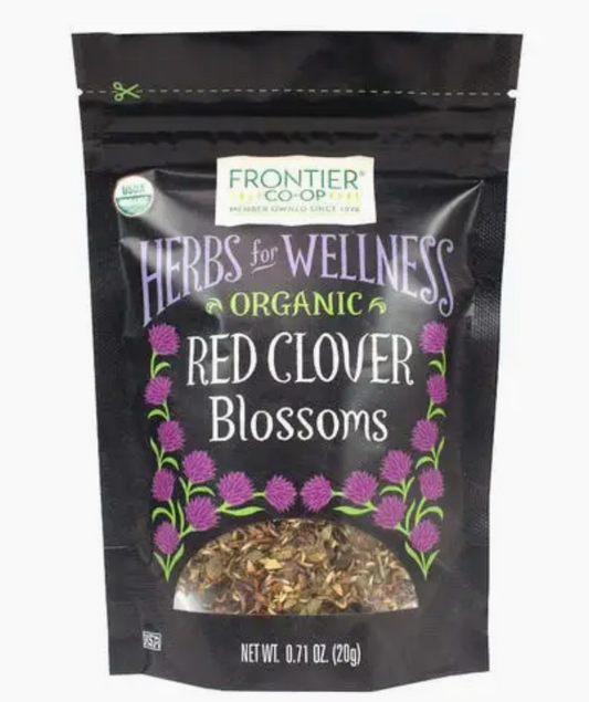 Frontier Co-op Red Clover Blossoms, Certified Organic