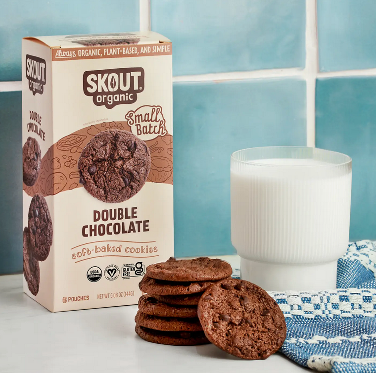 Skout Organic Double Chocolate Soft Baked Cookies