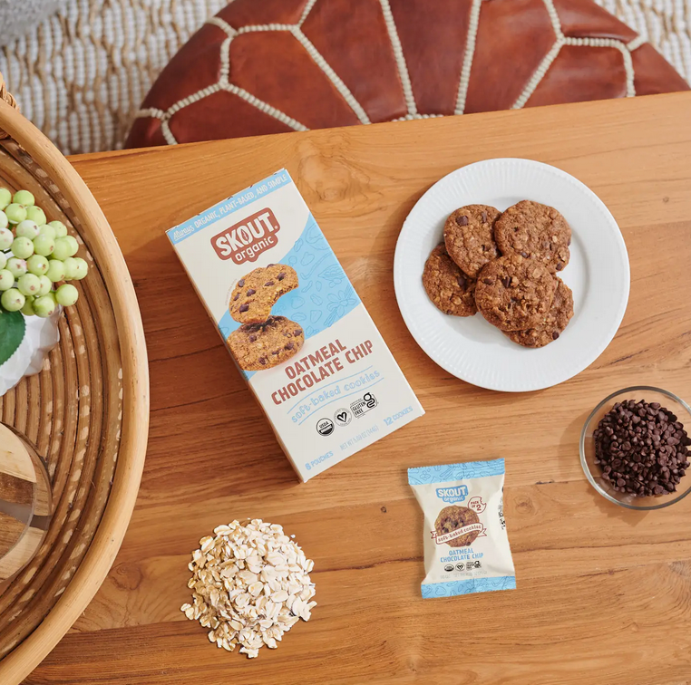 Skout Organic Oatmeal Chocolate Chip Soft Baked Cookies