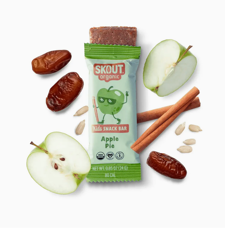 Skout Organic Apple Pie Kids Snack Bar | Nut-Free