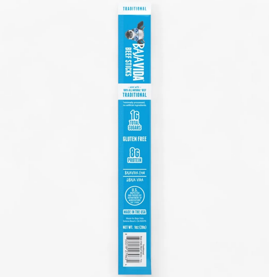 Baja Vida Beef Sticks - 1.0oz Traditional