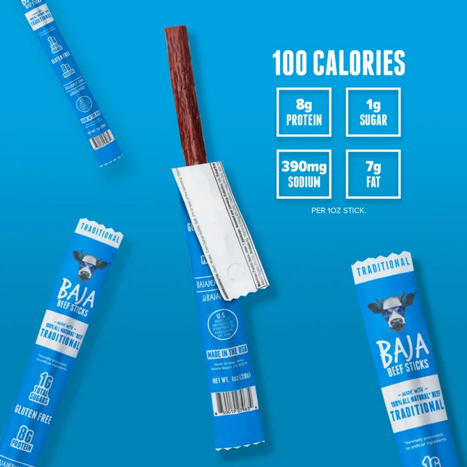 Baja Vida Beef Sticks - 1.0oz Traditional