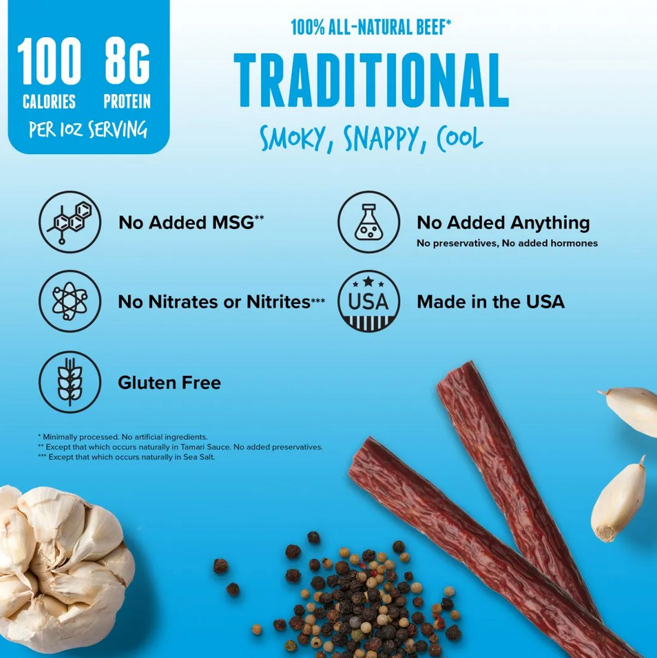 Baja Vida Beef Sticks - 1.0oz Traditional