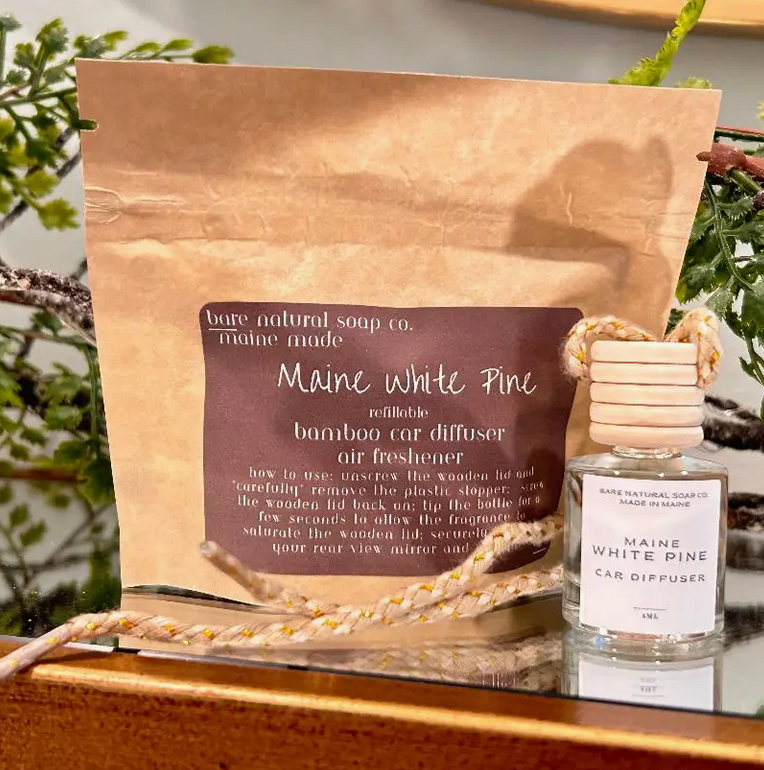Bamboo Car Diffuser | Essential Oil Diffuser | Refillable