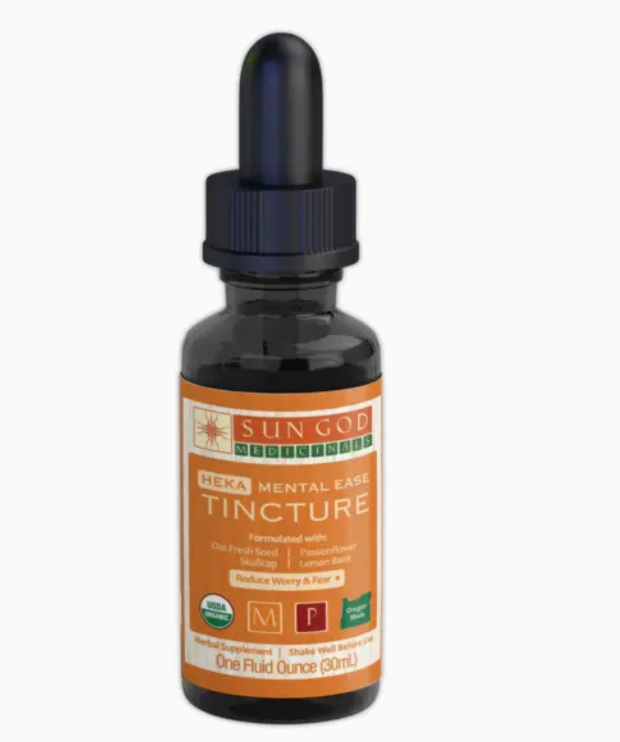 Organic Heka Mental Ease Tincture 1oz