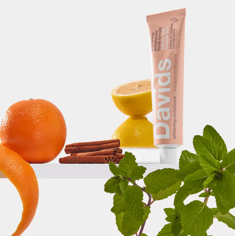Davids Premium Toothpaste / Herbal Citrus Peppermint