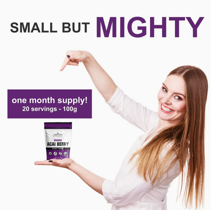 Organic Acai Berry Extract Powder - 3.52 oz