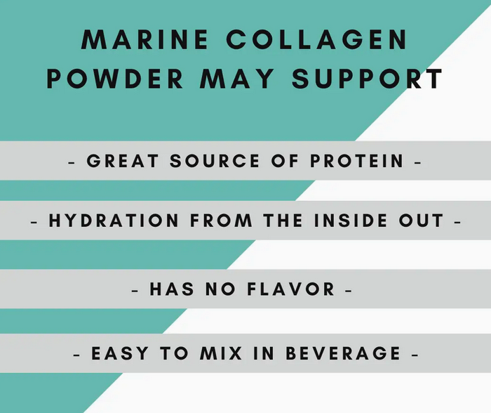 Organic Marine Collagen Powder -- 3.52 oz