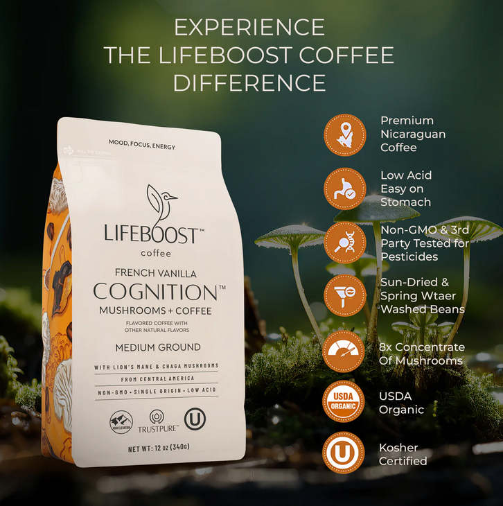 NEW! French Vanilla Cognition Mushroom Coffee