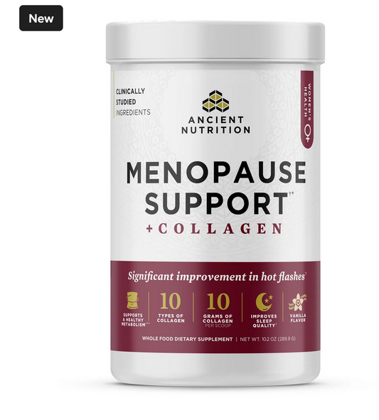 Menopause Support + Collagen | Powder Vanilla (25 Servings)