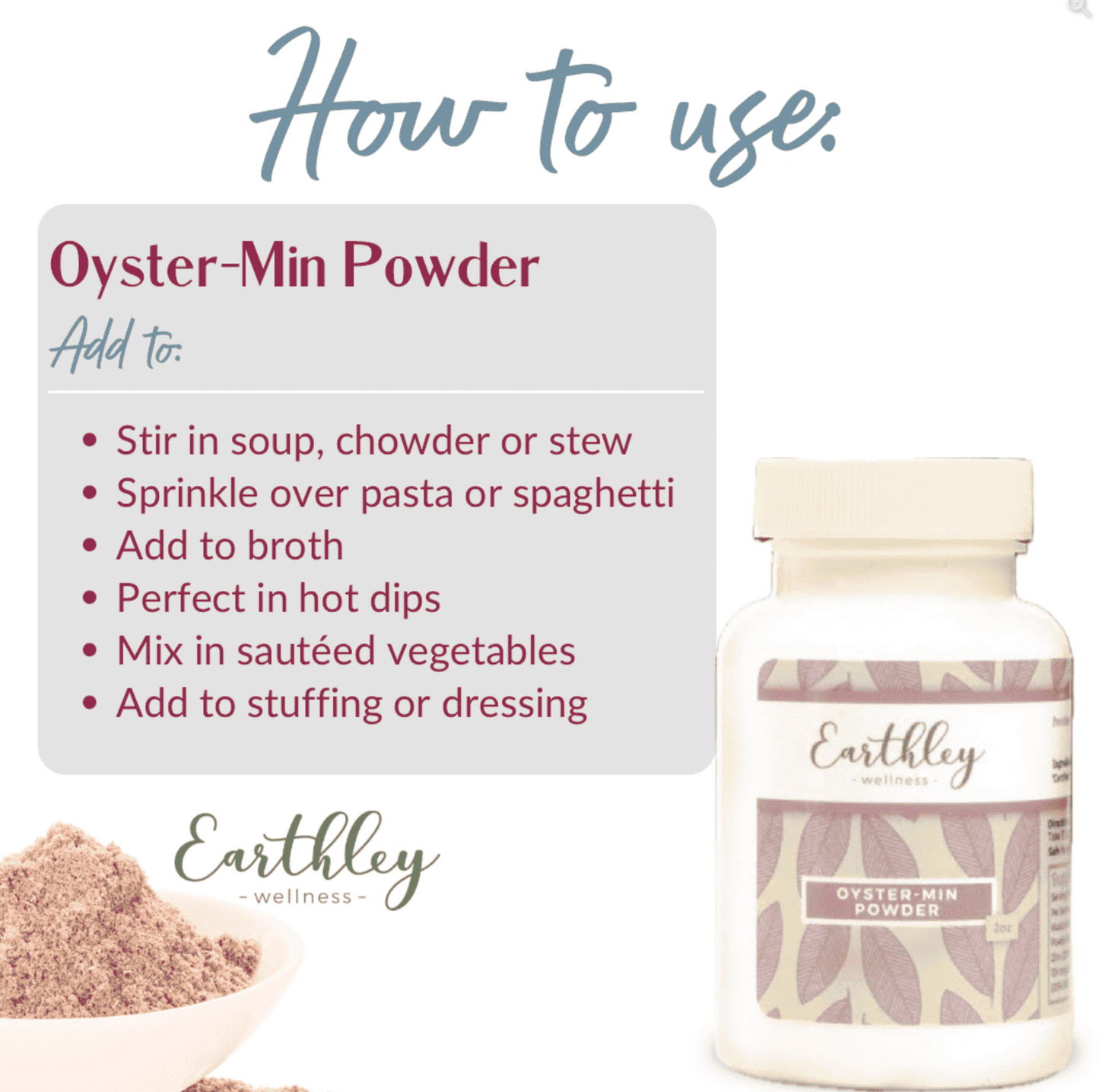 Oyster Min For Minerals and Hormone Balance