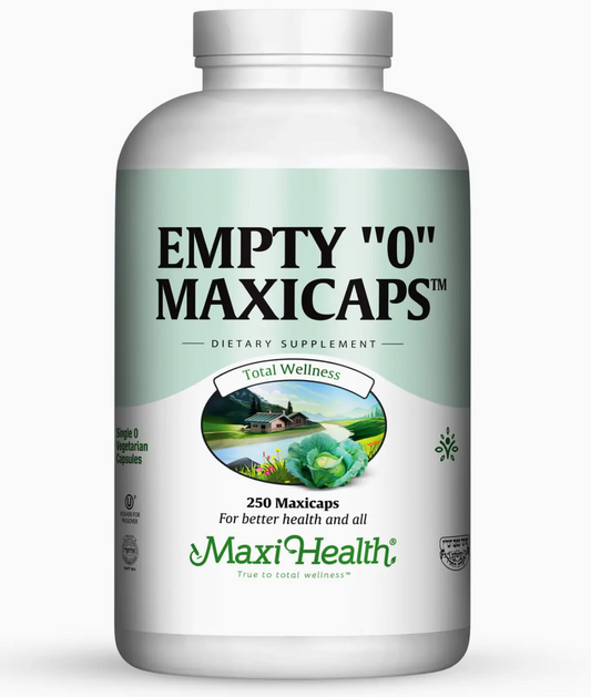 0 Empty Maxicaps, 250 Capsules